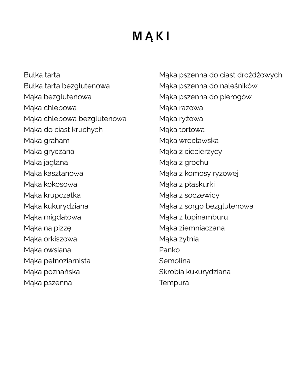 zestaw | mąki |40 elementów